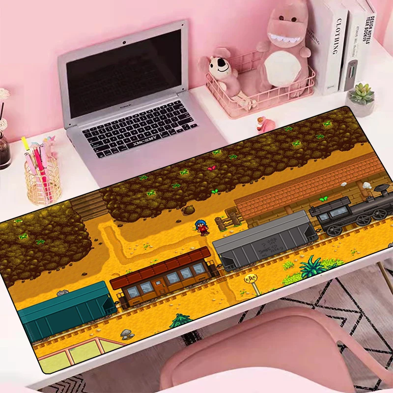 

Mousepad Anime Stardew Valley Mouse Pad Gaming Carpet Xxl Large Desk Mat Moused Pads Deskpad Playmat Long Keyboard 900 × 400 Xl