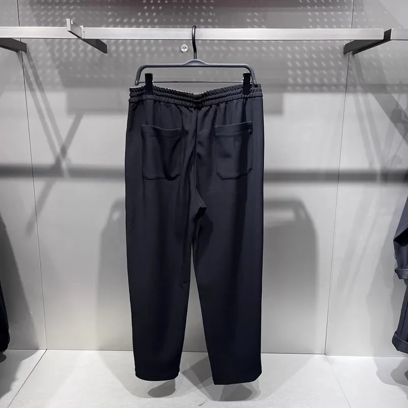Весна 2024 модные спортивные Прямые брюки со шнуровкой повседневные штаны для
