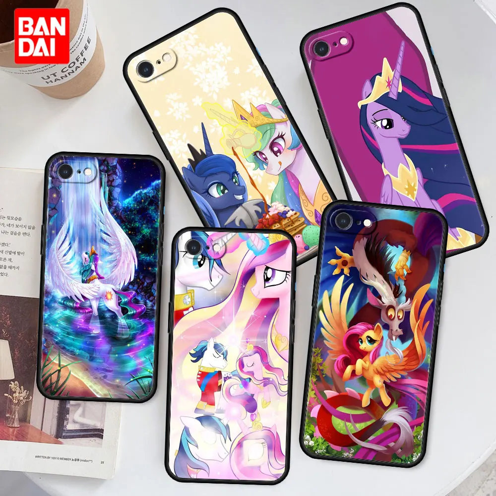 

My Little Pony Phone Case for Apple iPhone 8 7 6 6s Plus X XS Max XR Se 2020 7plus 8plus Xsmax Shell Bag Soft