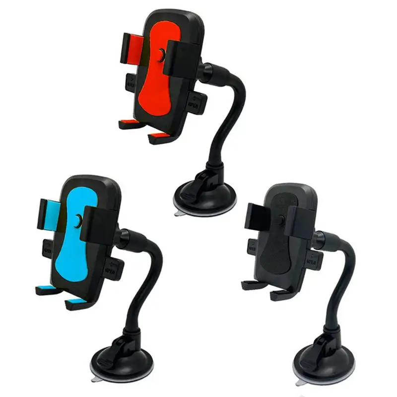 

Car Suction Phone Mount Car Phone Mount Hold Phones With Adjustable Long Arm Handsfree Dashboard & Windshield Car Phone Holder