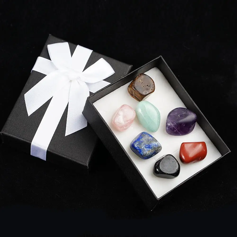 

14PCS/Set Natural Stone Crystal Gemstone Chakras Healing Stone Quartz Mineral Ornaments Healing Gemstone Home Decor Craft Stones
