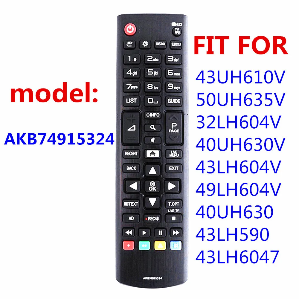 

Новый универсальный пульт управления AKB74915324 для LG Smart TV 43UH610V 50UH635V 32LH604V 40UH630V 43LH604V 49LH604V