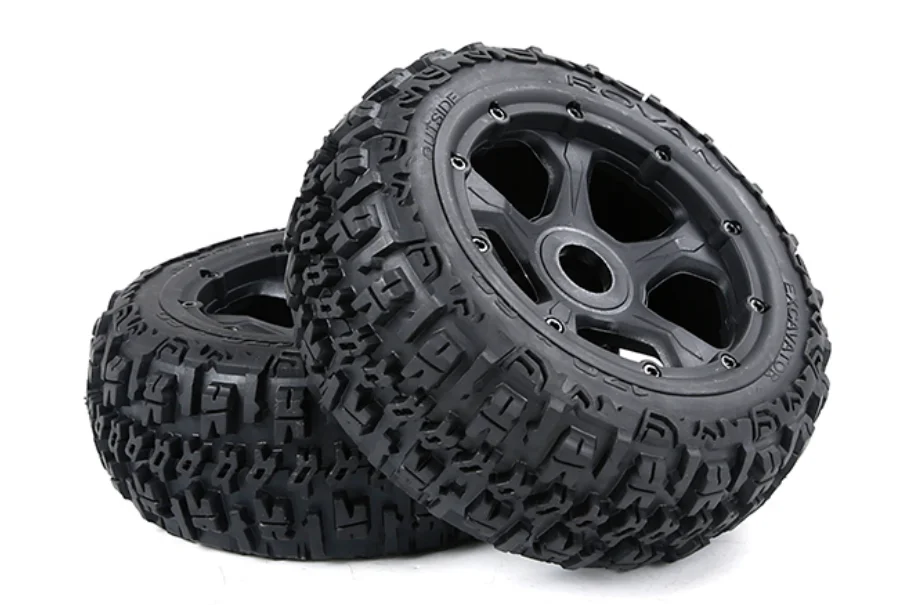 

FVITEU полные резиновые передние колеса комплекты шин для 1/5 HPI BAJA 5B Rovan King Motor