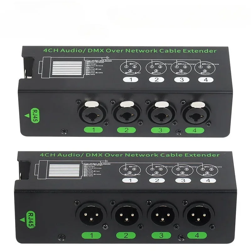 Штекер + гнездо 4 канала 6 5 3-контактный XLR аудио/DMX512 удлинитель сетевого кабеля DMX512