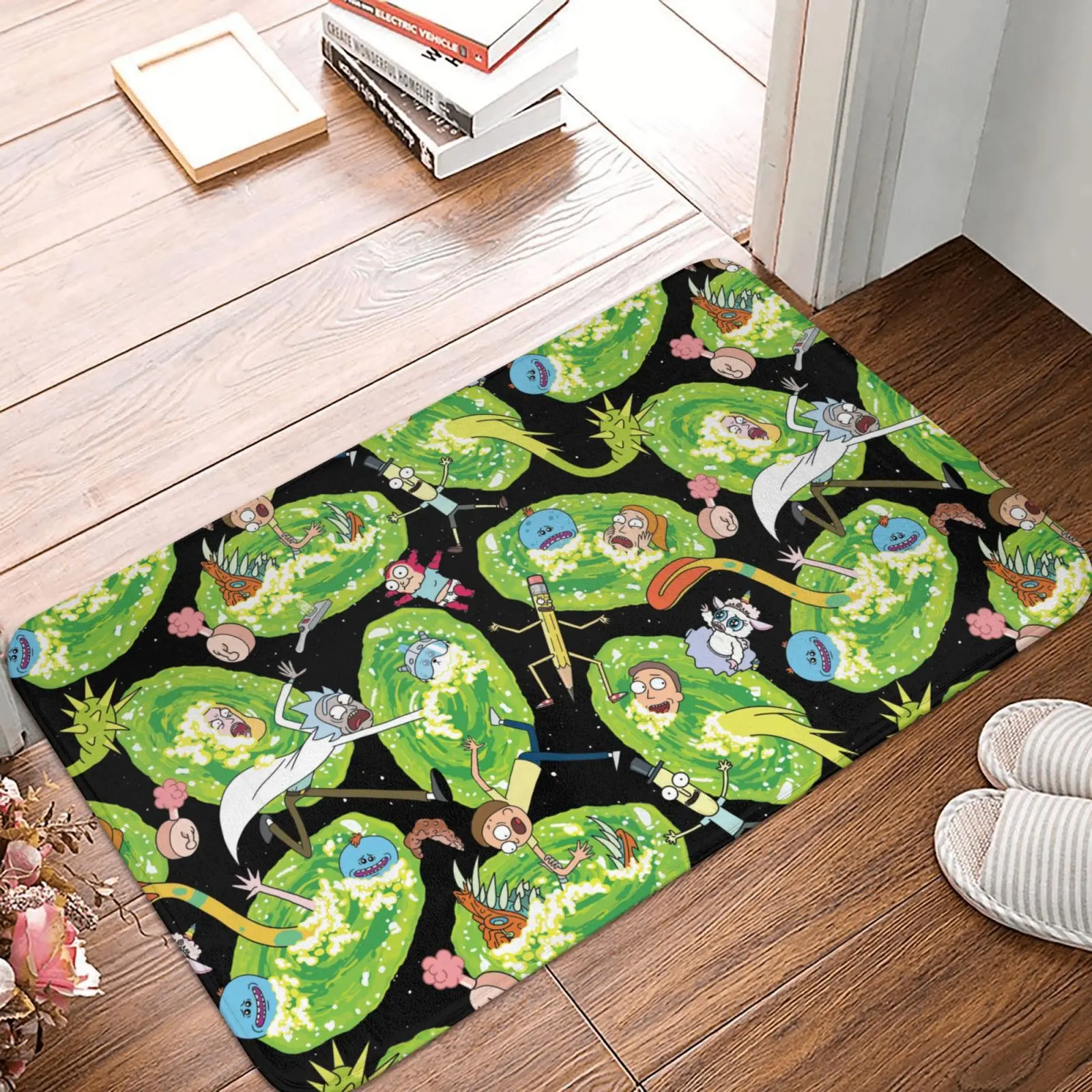 

Мультяшный Рик 239, ковры для гостиной, ковер для дома, ковер для спальни, кавайное украшение для комнаты, украшение для детской комнаты, в эст...