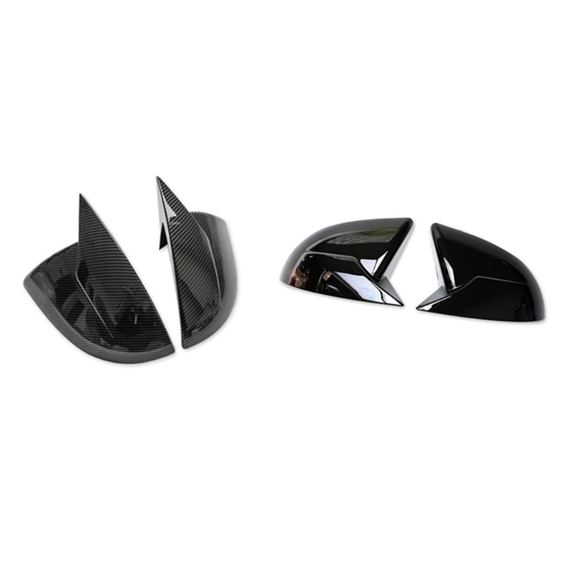 

2pcs Rearview Mirror Cover Side Wing Mirror Cap Housing Trim for MG4 EV2022-2024
