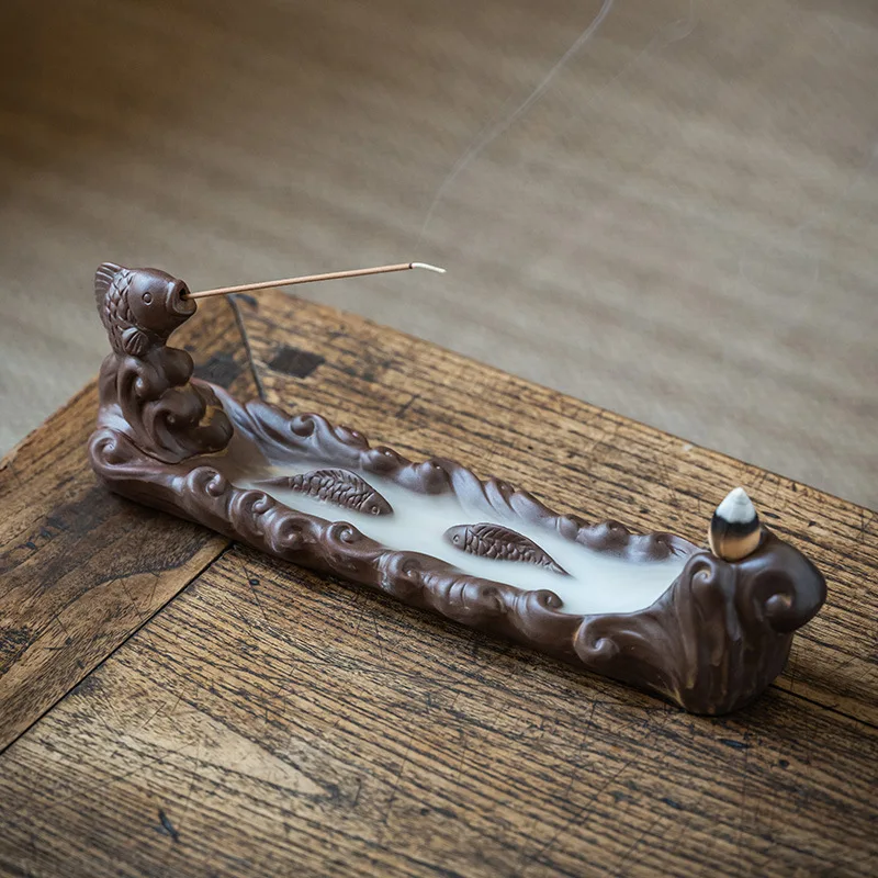 

Курильница с водопадом, декоративная подставка-курильница для дома, садовые палочки