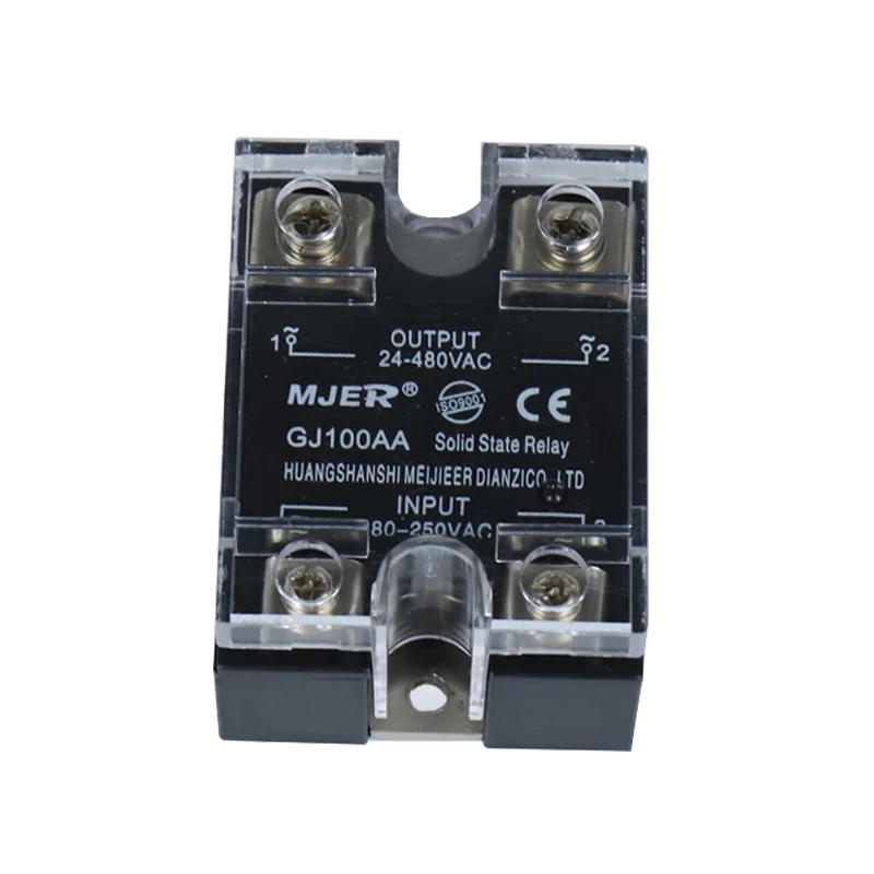 

SSR100AA AC TO AC 100A solid state relay GJ100AA