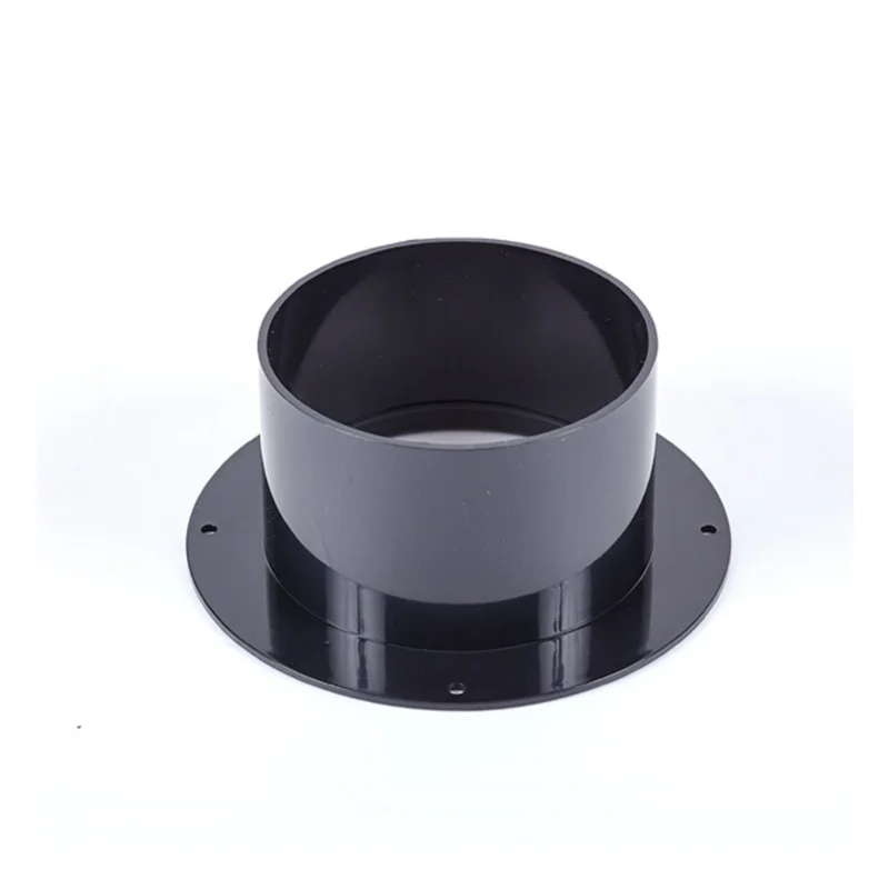 

75-200mm ABS Round Pipe Flange Seat Ventilation Hose Connector for Duct Fan Kitchen Air Vent Exhaust Ventilator System Hardware