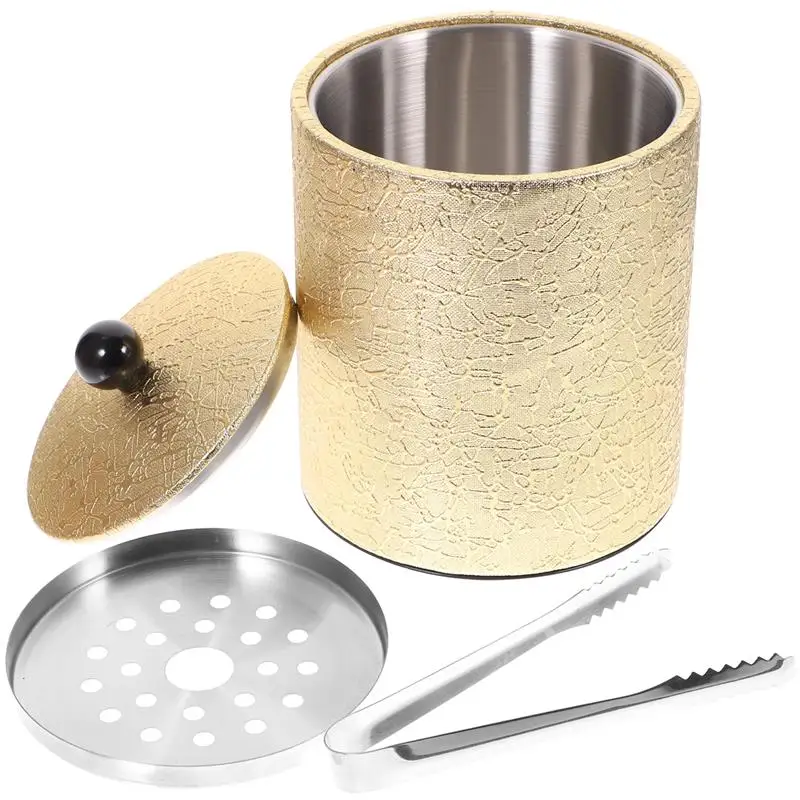 

1PC Stainless Steel Ice Bucket Thickened Champagne Wine Bucket Wine Bucket