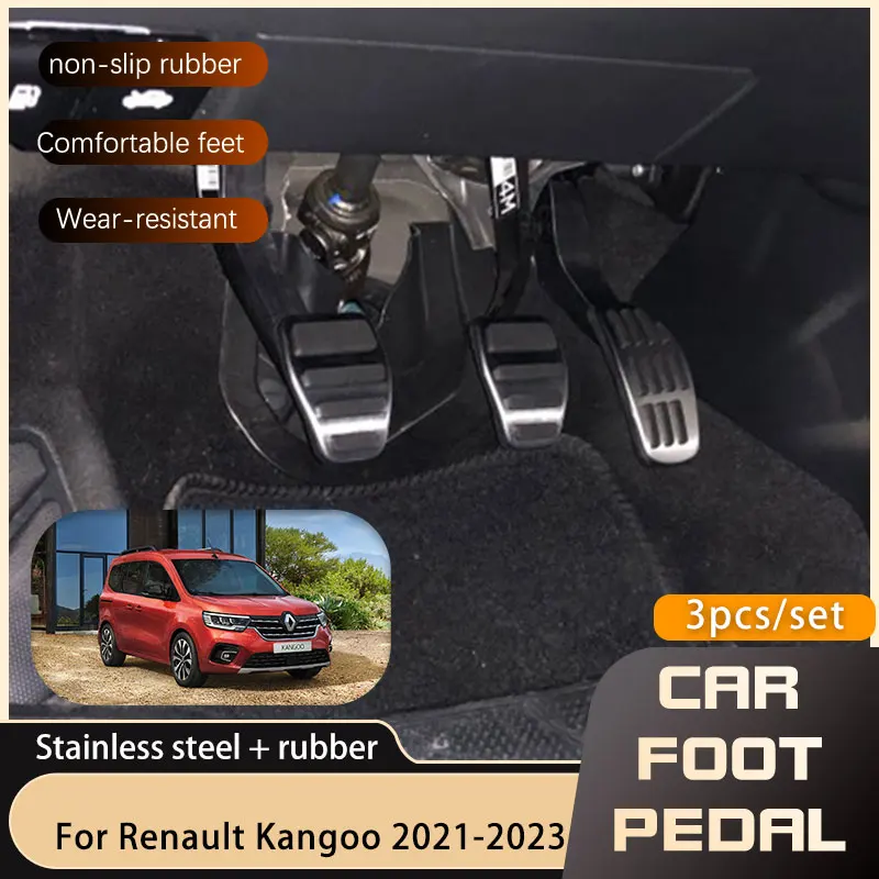 

Car Foot Pedals For Renault Kangoo Mercedes-Benz Citan T-Class Nissan Townstar 2021 2022 2023 Accelerator Brake Non-slip Pedal
