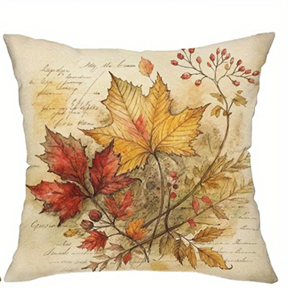 

Декоративные наволочки Retro Fall Harvest из полиэстера велюра