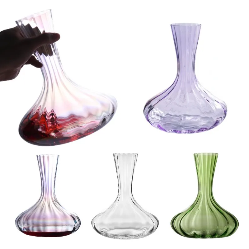 

Light Luxury 2000ml Decanter Flower Bud Edge Tattoo Red Wine Whiskey Brandy Bottle Family Restaurant Bar Tool Gift Hip Flask