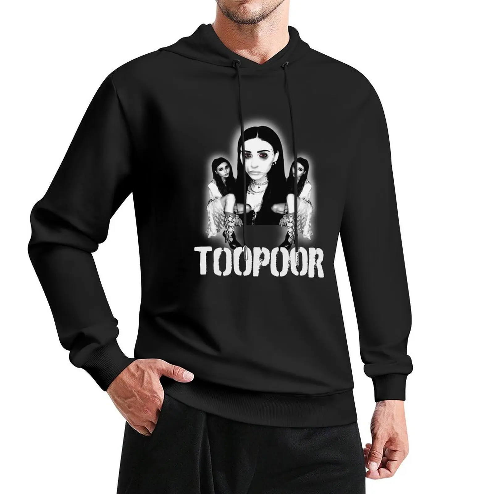 Пуловер с капюшоном Teary-Eyed TooPoor модный мужской зимний свитер мужское пальто