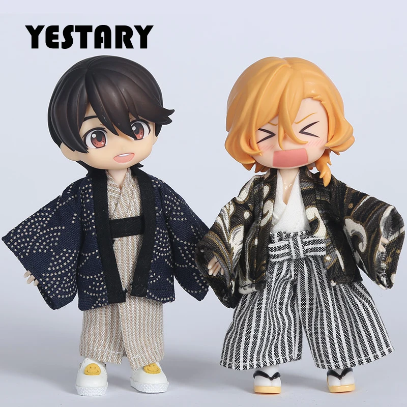 

YESTARY BJD Clothing 1/12 Bjd Doll Accessories Toys Obitsu 11 Clothes Toys DIY Fashion Mini Japanese Style Kimono Suit For Dolls