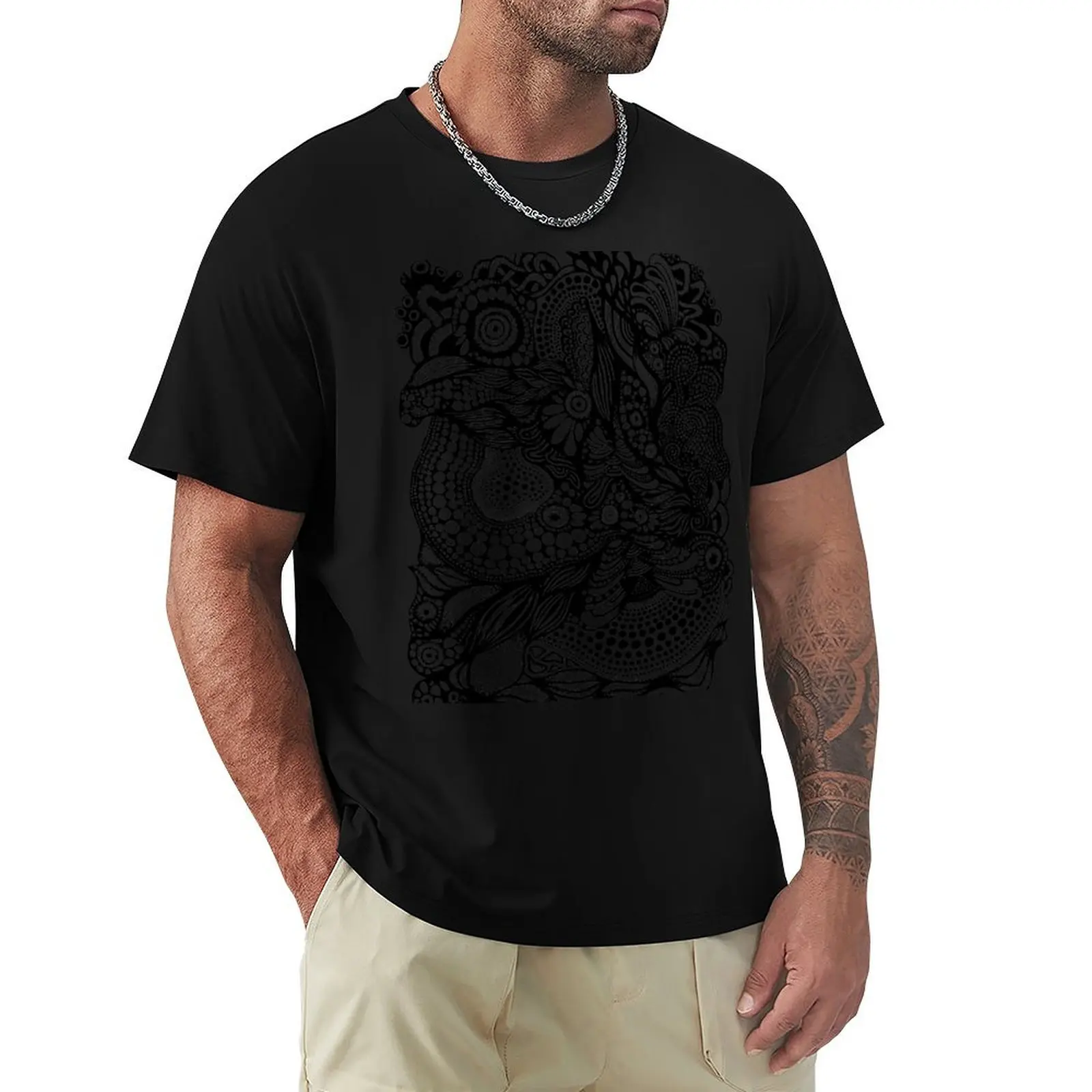 Фото Футболка Otherworld Basic Regular Fit, повседневная футболка стандартного кроя №1