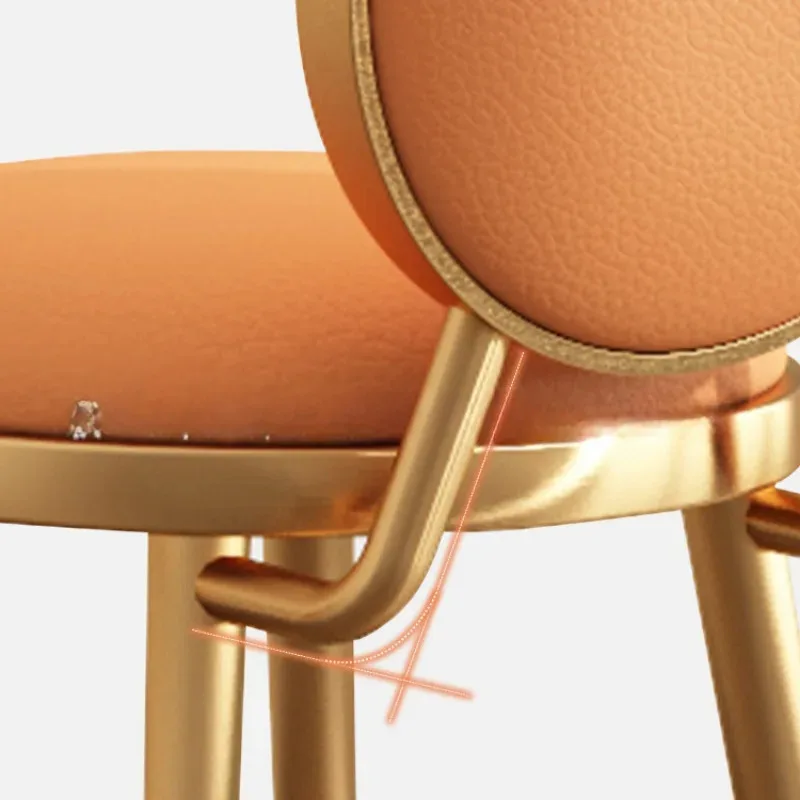 Роскошный золотой барный стул кухонные табуреты для геймеров минималистичный