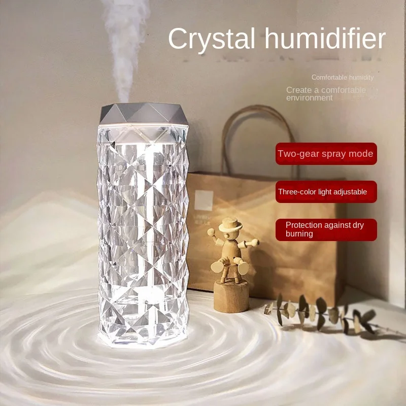 

New Light Switching Bedroom Large Capacity Humidifier Aromatherapy Apparatus USB Humidifier Multicolour Atmosphere Multicolour