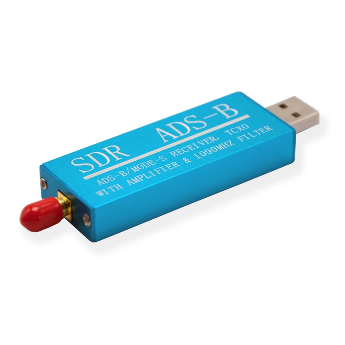 Фото A57G-RTL2832U ADS-B Mode-S USB SDR ТВ-приемник Встроенный радиочастотный усилитель 1090 МГц Полосовой фильтр Радио SDR-диапазон ТВ-сканер Тюнер №3