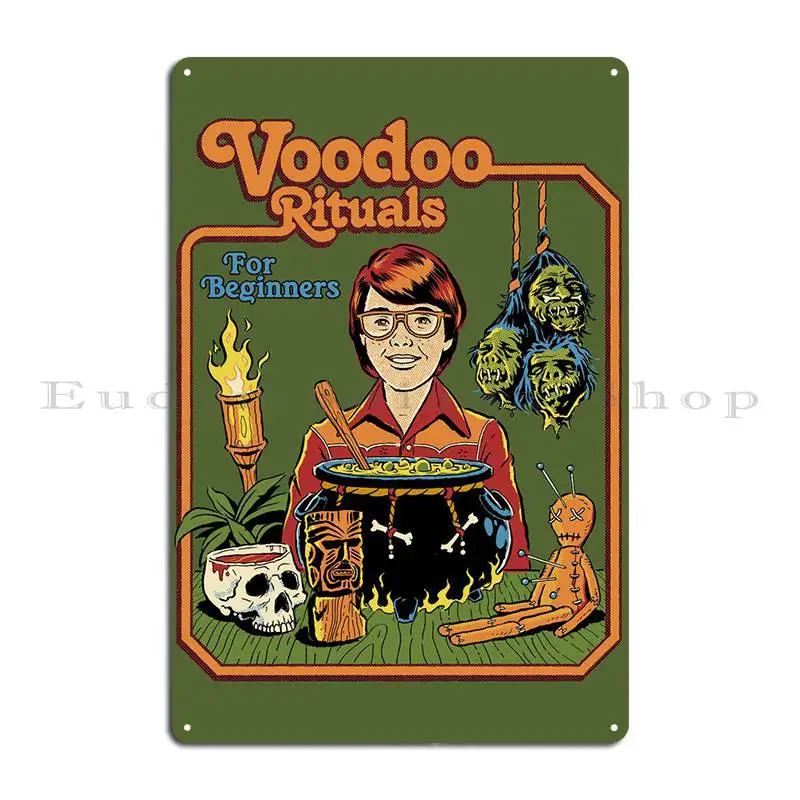 

Voodoo Rituals Metal Plaque Poster Printing Cinema Club Bar Create Garage Tin Sign PosterWall Decoration