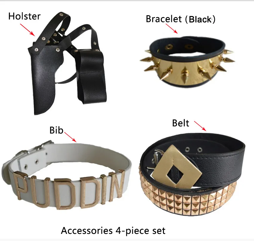 Новогодний Детский костюм для косплея Отряд Самоубийц девочек футболка с