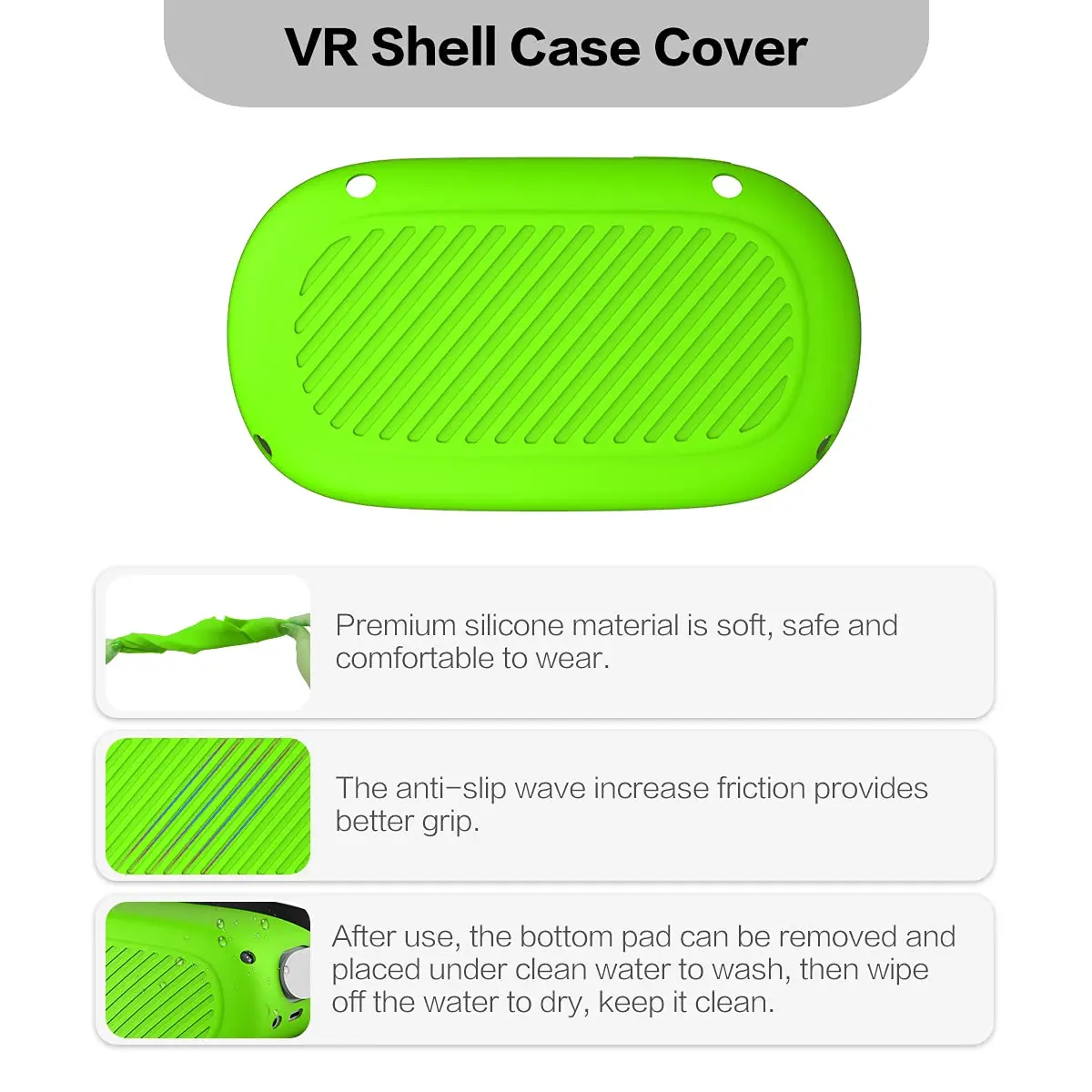 Защитный чехол для Oculus Quest 2 VR Touch Controller нескользящий Силиконовый с ручкой Meta