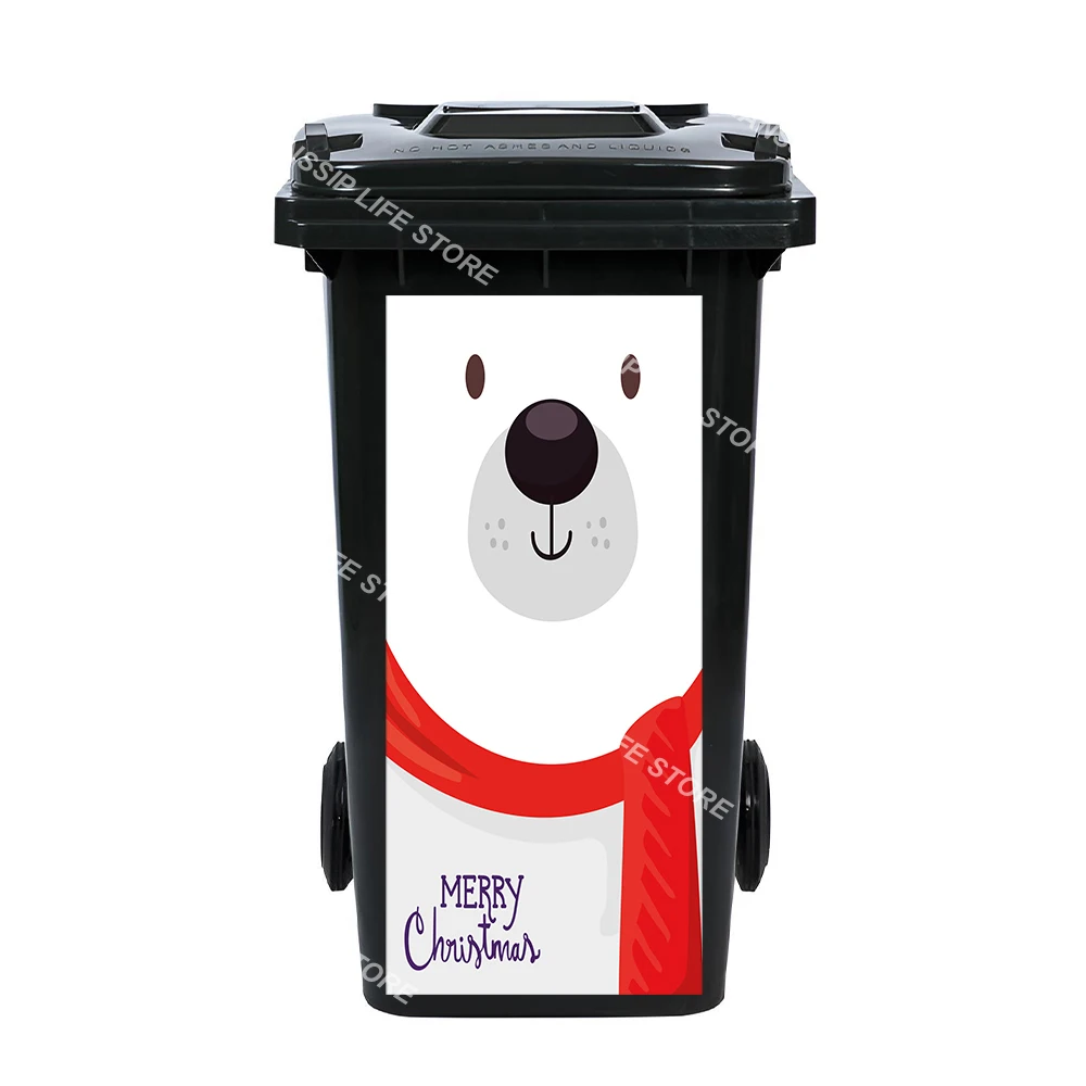 2024 рождественский креативный мультяшный медведь с изображением лося мусорный