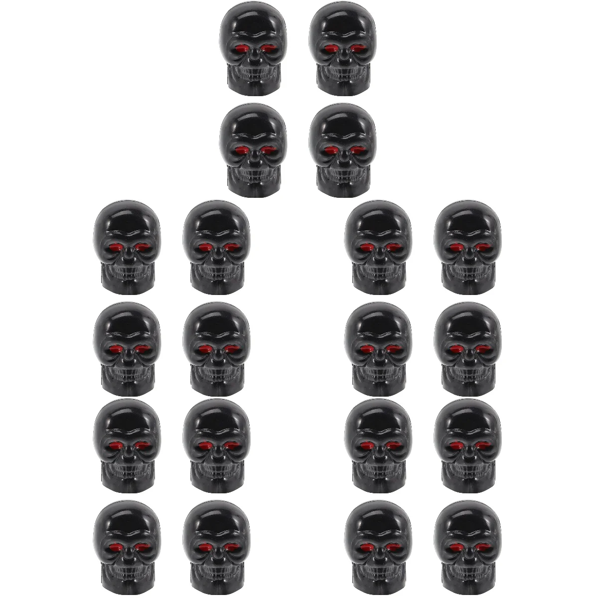 

20 Pcs Automotive Accessories Valve Cap SUV Stem Caps Car Part Motorbike Tyre Dust Truck Valves Accessory Abs Shell Tire
