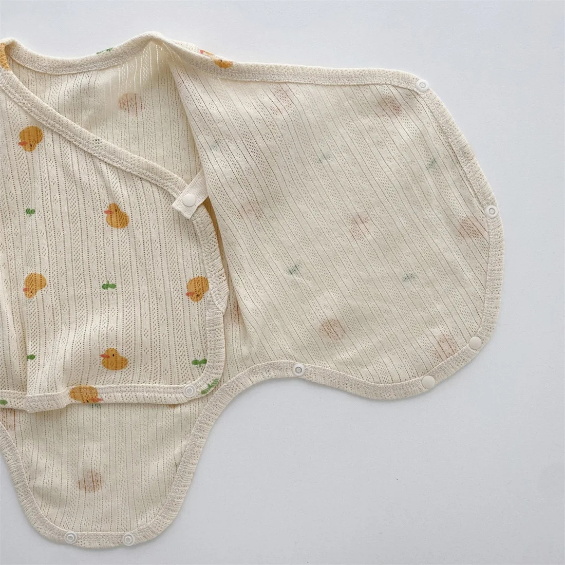2022 Summer New Baby Short Sleeve Bodysuit + Hat Cute Animal Print Newborn Infant Clothes Toddler Boy Bear Jumpsuit Girls Bunny