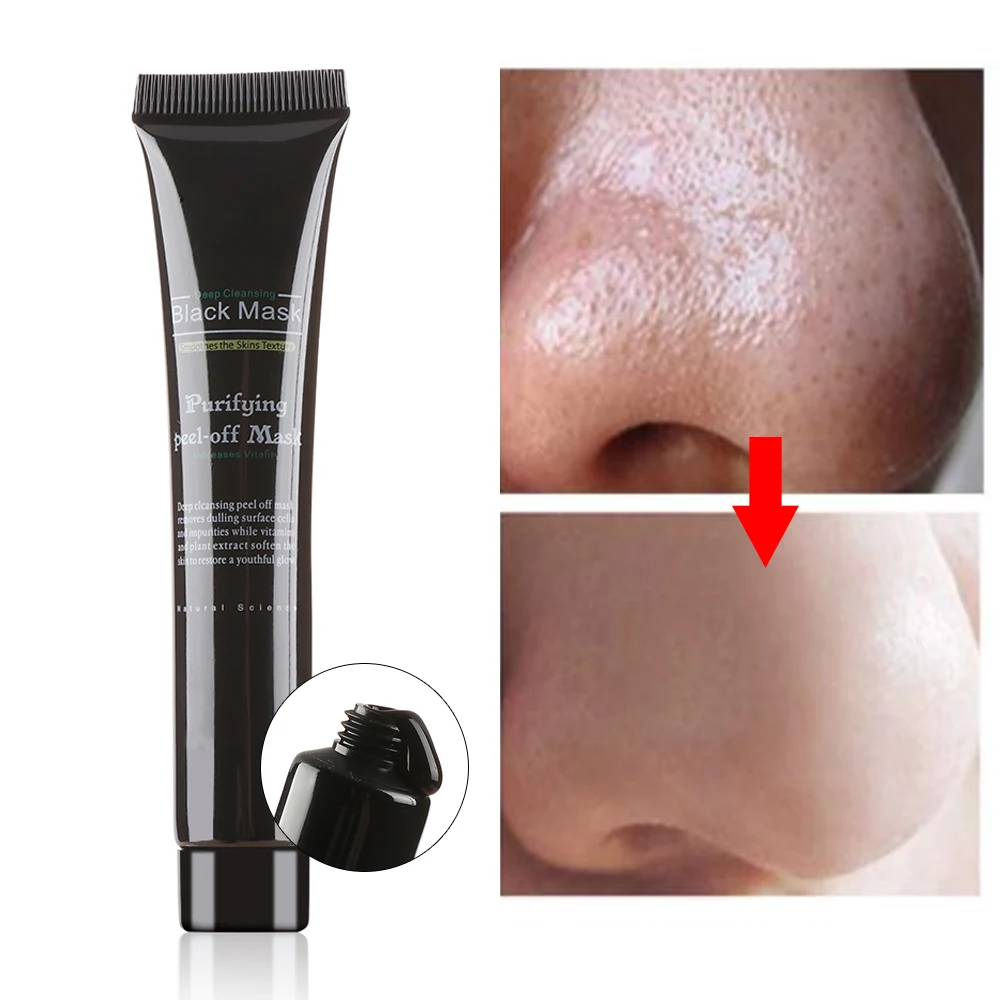 

Бамбуковая черная маска с древесным углем для удаления черных точек, всасывающая маска для лица, Глубокая очистка, уход за кожей, укрепляюща...