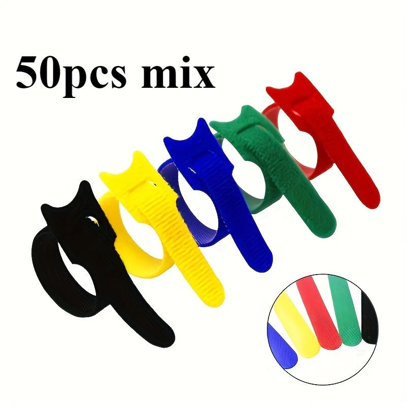 

50 шт., органайзер для кабеля, устройство для намотки кабеля, защитная лента для проволочных стяжек, многоразовые аксессуары для телефонов, органайзер для кабелей