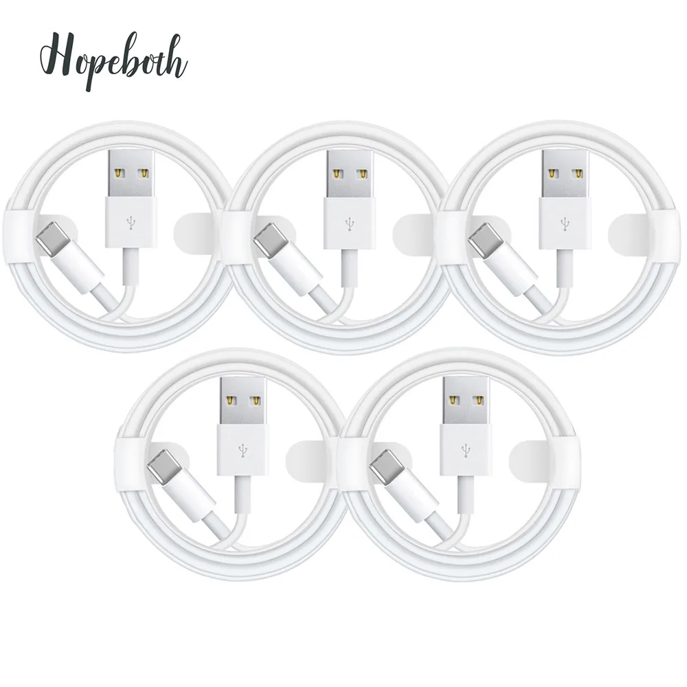 5PCS/Lot 1m/3ft TPE USB Type C Charging Cable For Samsung S2