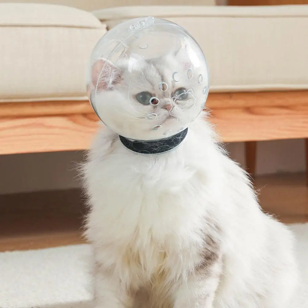 

Намордник практичный защитный без запаха удобный кошачий капюшон после операции