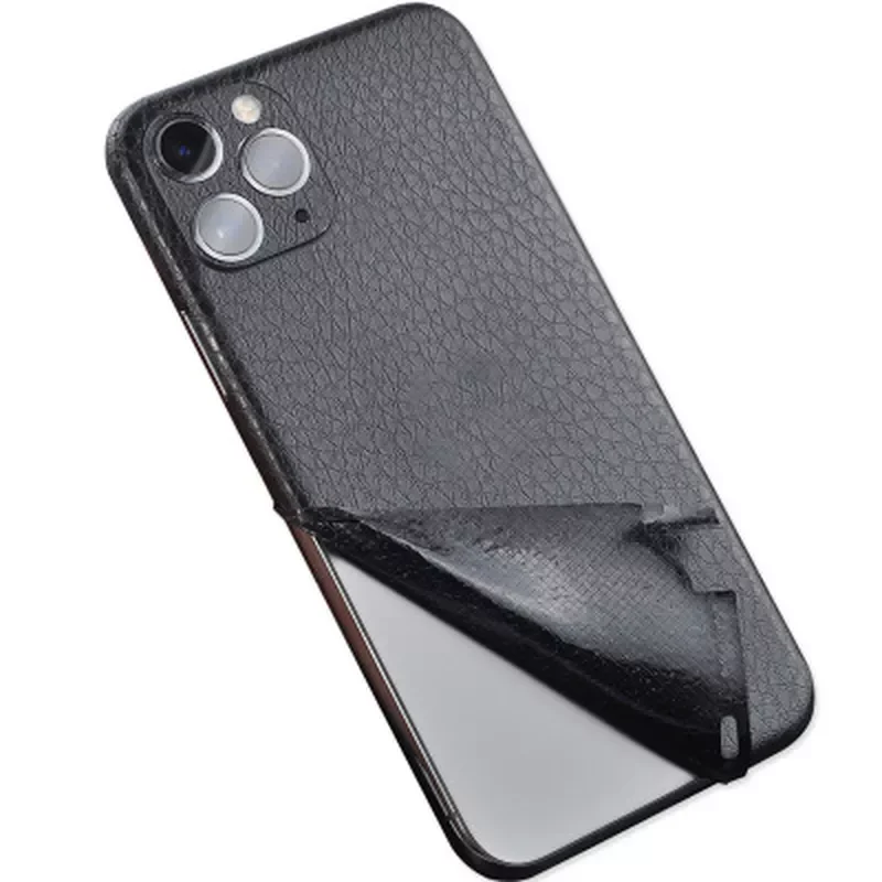 

Leather Skin Pattern Sticker For iPhone 11 Pro Max Back Film Thin Protector Protective Cover Paste Rear Decorative Sticker