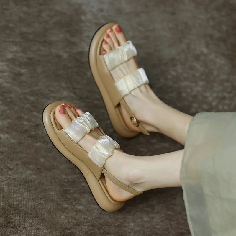 

Summer Women Sandals Sweet Flats Comfortable Beach Sandals Flip Flops Casual Vulcanized Women Shoes Fashion Footwear for Ladies