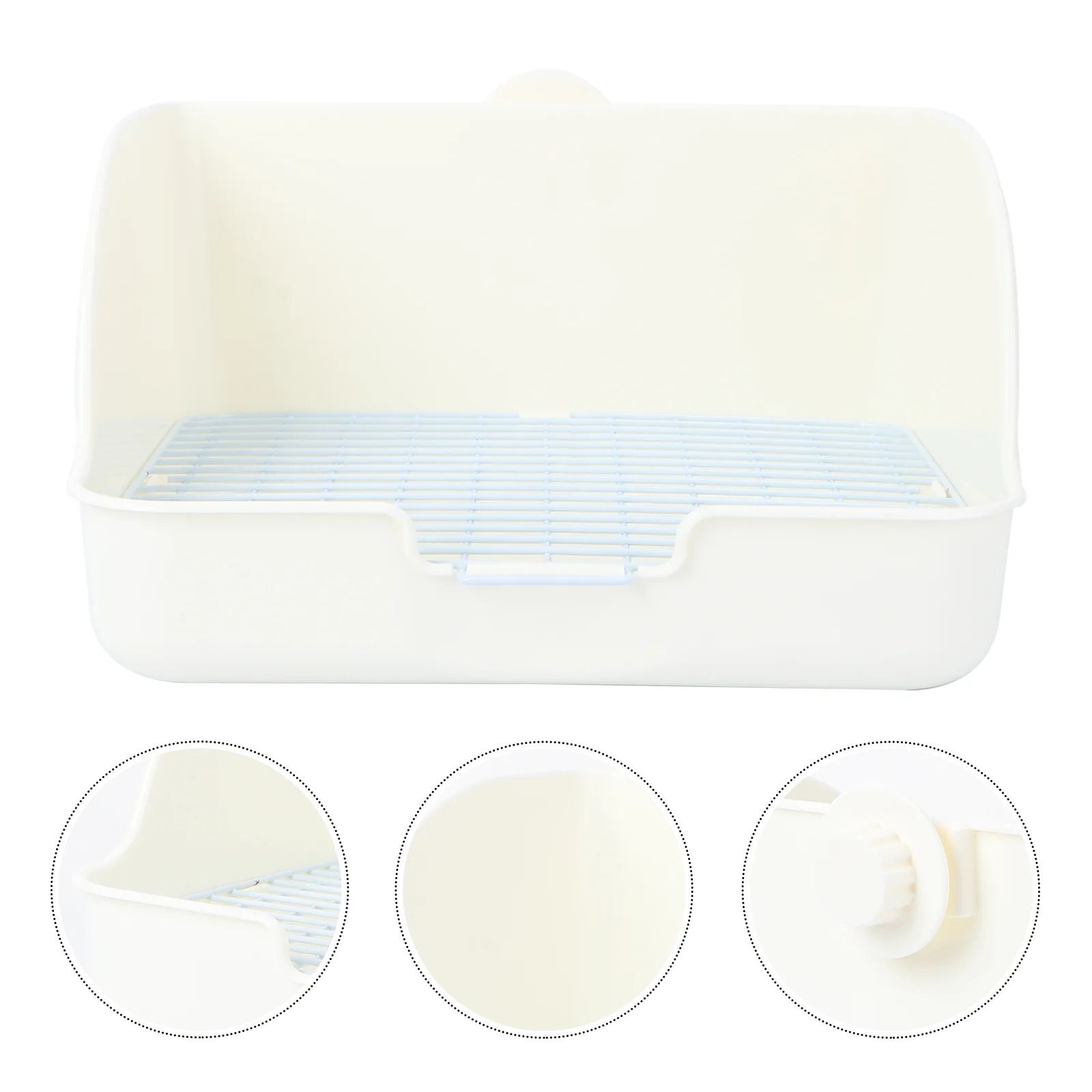 

Box Toilet Litter Rabbit Pet Potty Tray Bunny Trainingguinea Trainer Cagefor Ferret Animal Corner Dog Indoor Pan Hamster