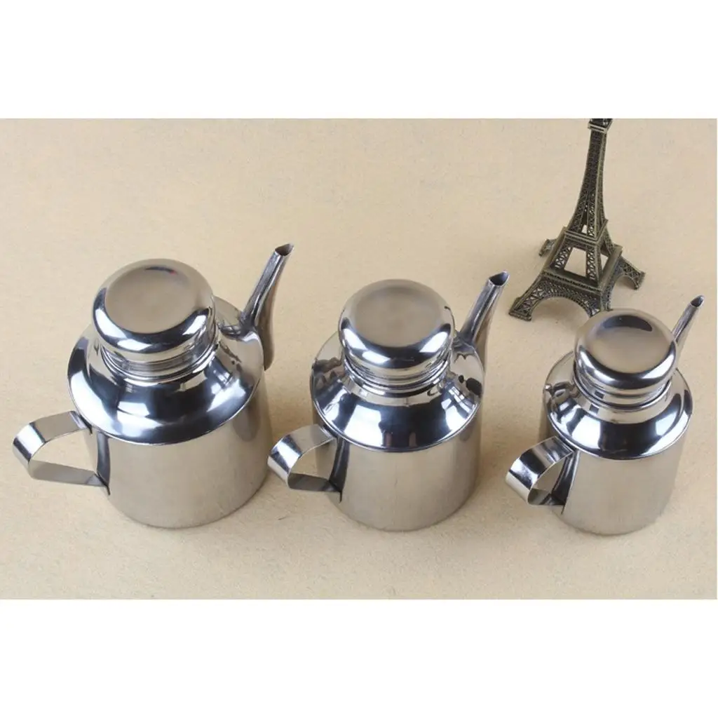 Бутылка для масла Диспенсер из нержавеющей стали Горшок 24 48 унций