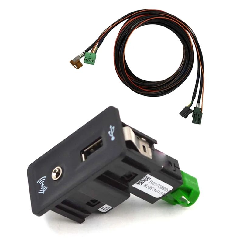 Автомобильный адаптер Carplay AUX USB + жгут USB-адаптер для VW Golf 7 MK7 3GD035222E 5G0 035 222 F