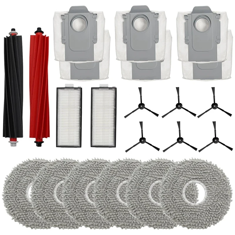Для робота-пылесоса Roborock Qrevo Master основная боковая щетка фильтр Hepa швабра тканевые