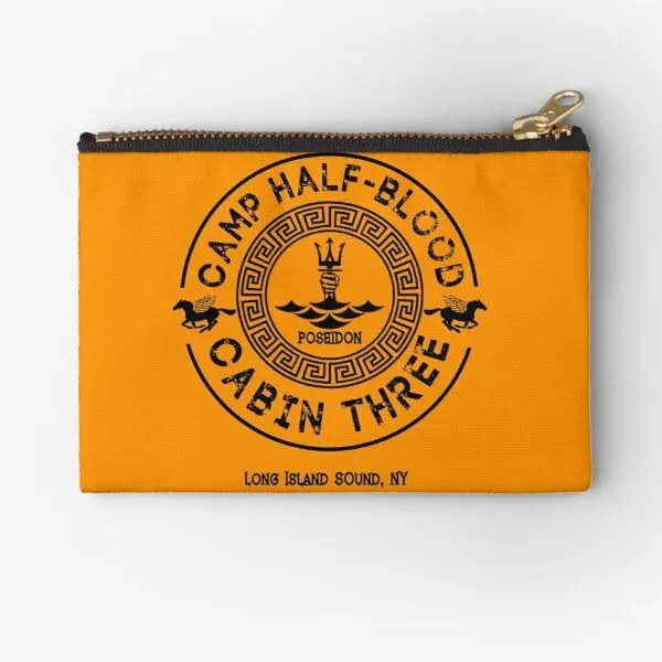 

Percy Jackson Camp Half Blood Cabin Zipper Pouches Packaging Wallet Men Coin Underwear Small Socks Storage Pure Pocket Bag