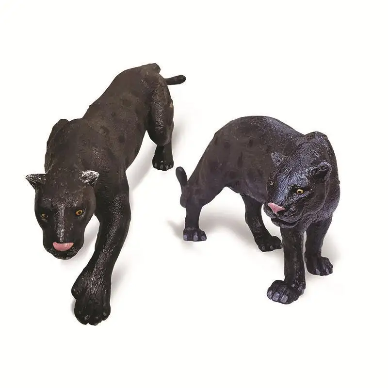 

Реалистичные фигурки животных из зоопарка, имитация Пантеры, фигурки, модели, украшения для детей, подарки, украшение для дома