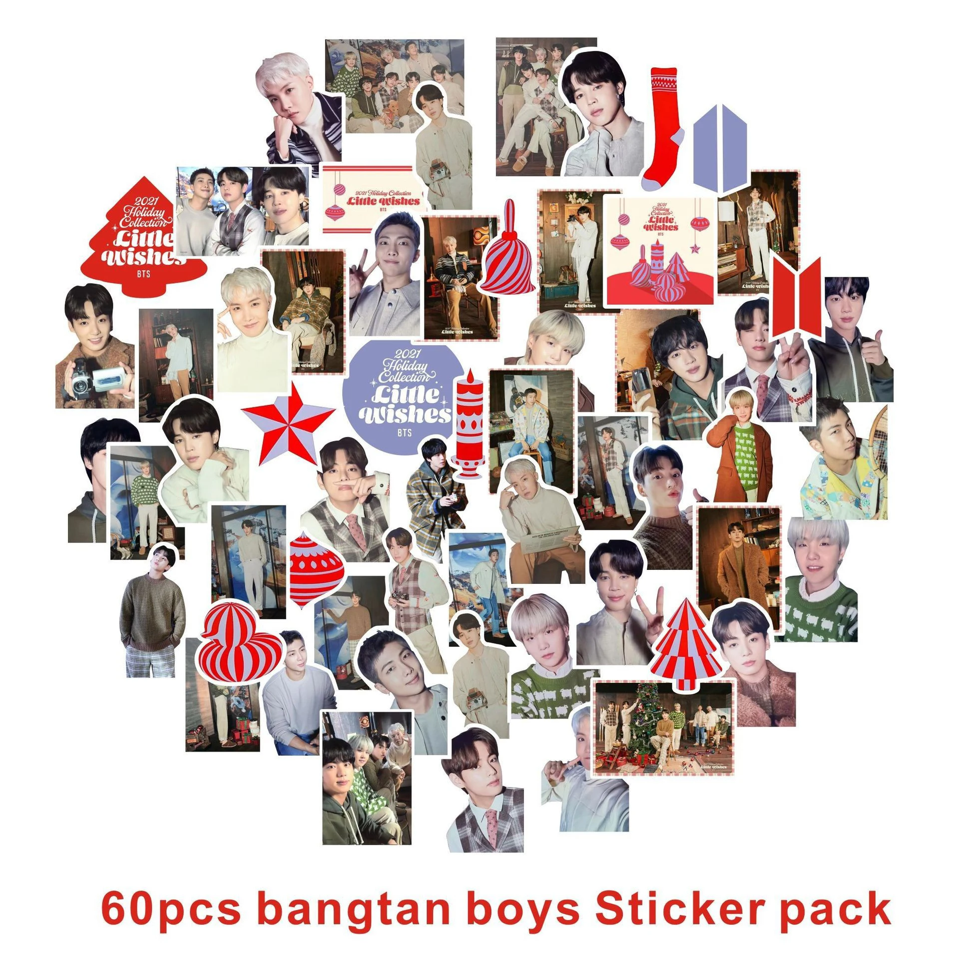 

Коллекция 100 года, стикеры для детей в стиле K-POP, оригинальный альбом в стиле K-POP с милыми фотографиями для мальчиков, наклейки для корейских ...