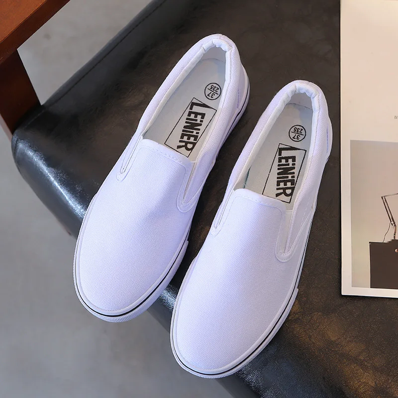 Кроссовки Rainier белые кроссовки для ленивых мужчин в корейской версии весенние