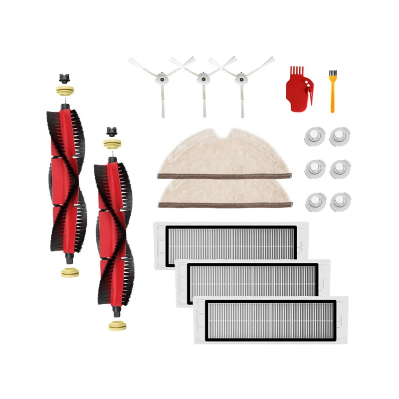 

13 PCS Robot Sweeper Replacement Parts Kit For Xiaomi Roborock S50-S55 S5 Xiaowa E2 E3 E4 Vacuum Cleaner