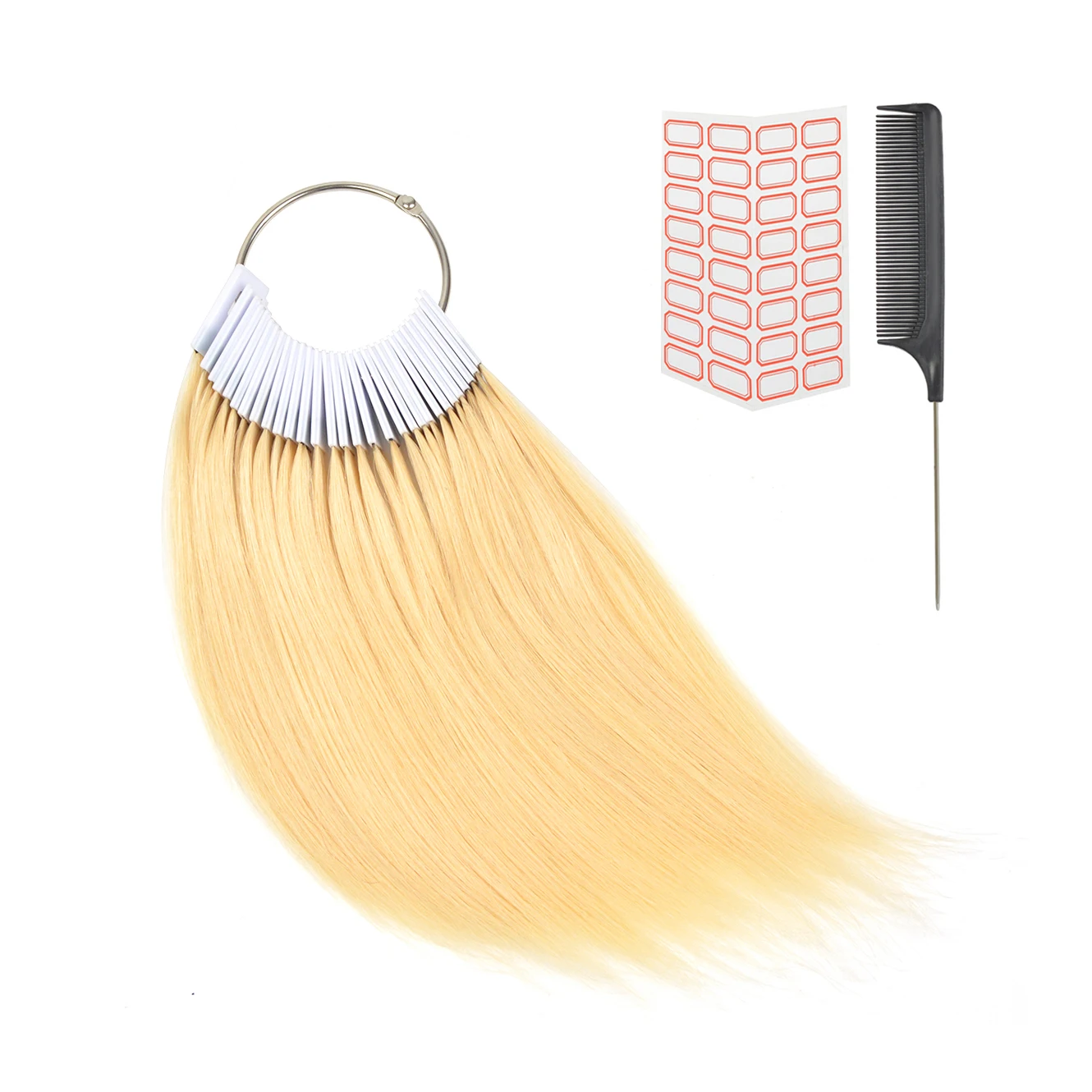 Ring Swatches Testing Color Samples Rings For Salon Hair Color Chart ( Blonde )