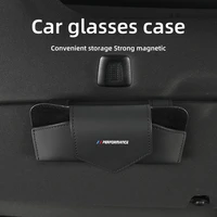 for bmw e46 e60 e90 f20 f30 f32 f36 x1 f48 x3 f25 x4 f26 x5 e70 auto accessories car sunglasses holder glasses case storage box