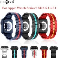 metal strap for apple watch 7 45mm 41mm 44mm 42mm 40mm 38mm stainless steel smart watch wristband for iwatch series 6 se 5 4 3