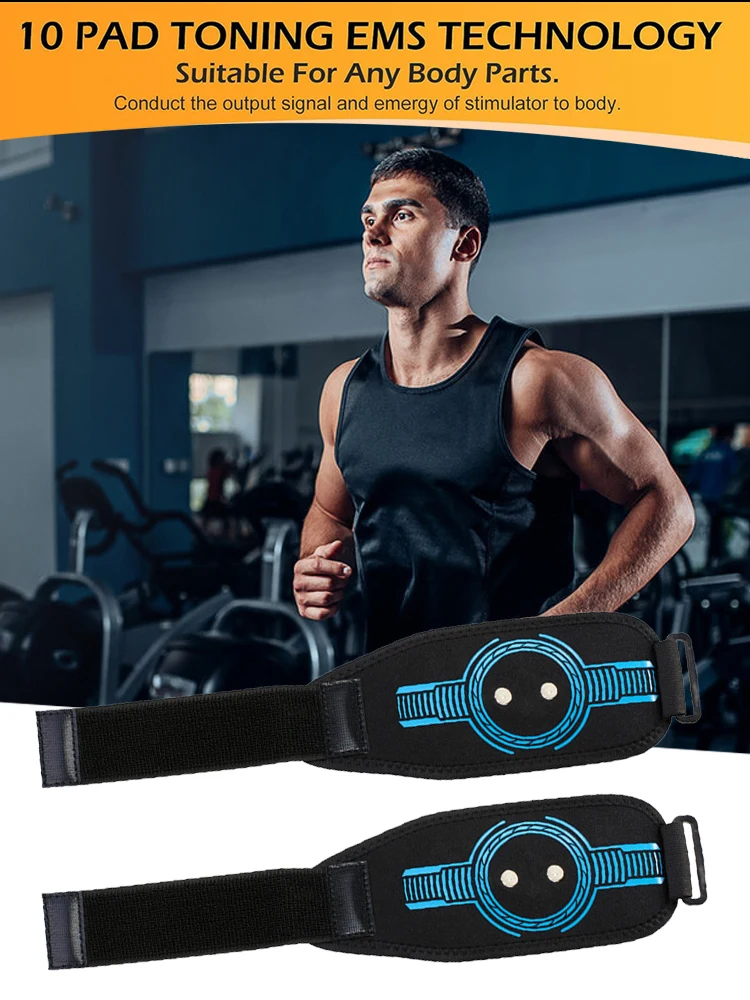 Пояс для тренировки брюшного пресса перезаряжаемый через USB электронный тонер