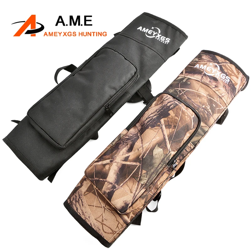 Archery Arrow Quiver Holder 40 Arrows Backpack Shoulder Bag Back Arrow Case For Compound Recurve Bow Hunting Training Arrow Bag