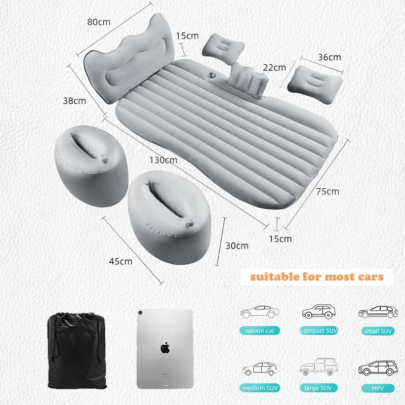 Автомобильный надувной матрас для кемпинга Надувная складная кровать сна